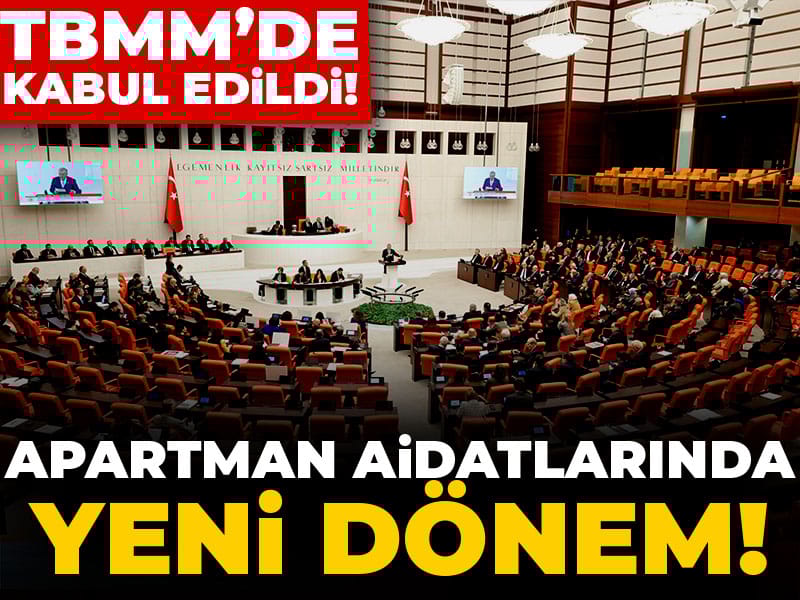 Apartman Aidatlarında Değişim: Meclis’te Yeni Düzenlemeler Onaylandı!
