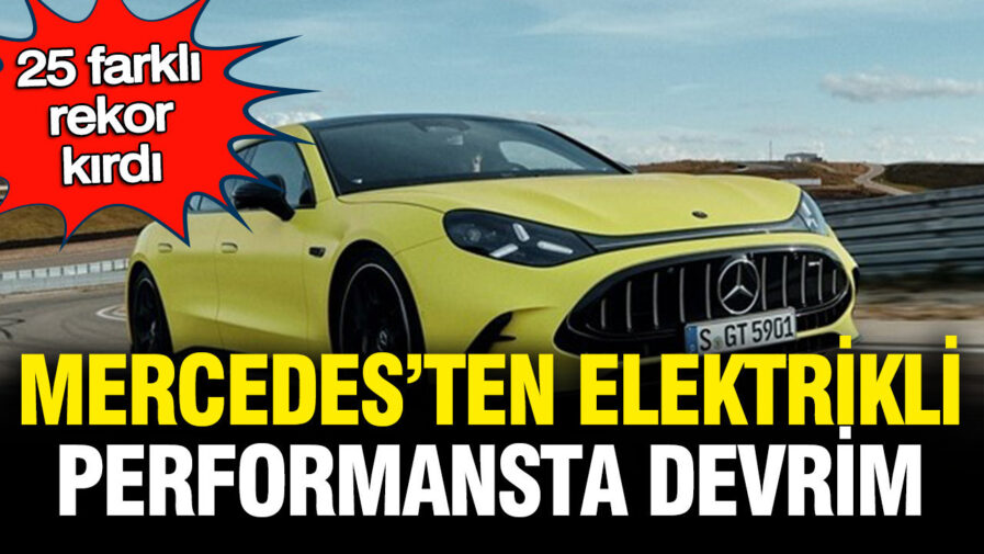 Mercedes-AMG GT 4-Kapı Coupé: Elektrikli Performansta 25 Rekorla Çığır Açıyor
